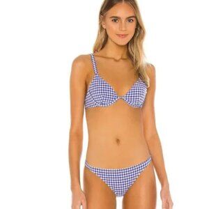 Onia Gingham Bikini Set Anna Top